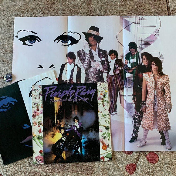 Other - Prince: Purple Rain, Pin, MINT Poster! 🖤